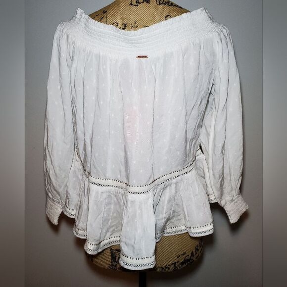 NWT Superdry Ameera Off The Shoulder Top Size 6 - Picture 10 of 15